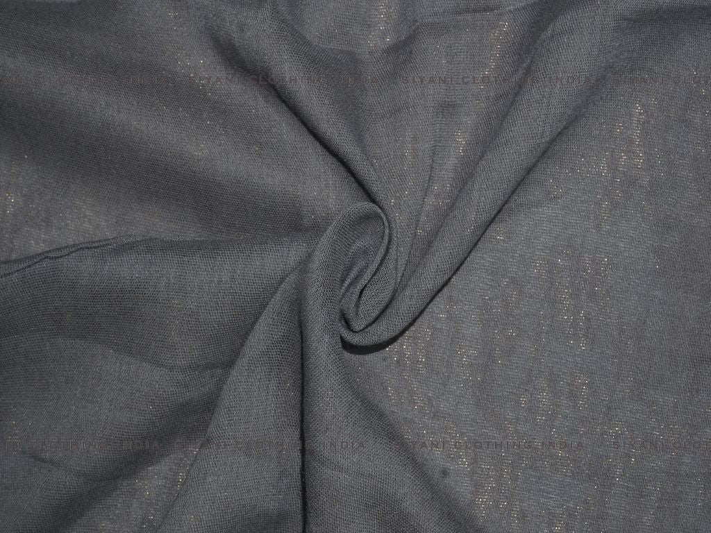 Siyani Grey Cotton Voile Fabric
