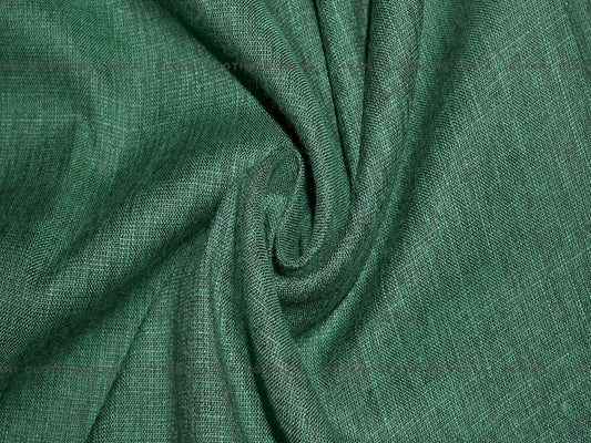 Siyani Dark Green Dual Tone Rayon Fabric