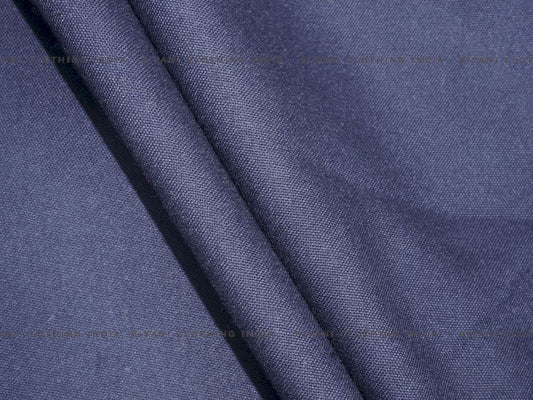 Indigo Blue Cotton Spun Fabric - Siyani Clothing India