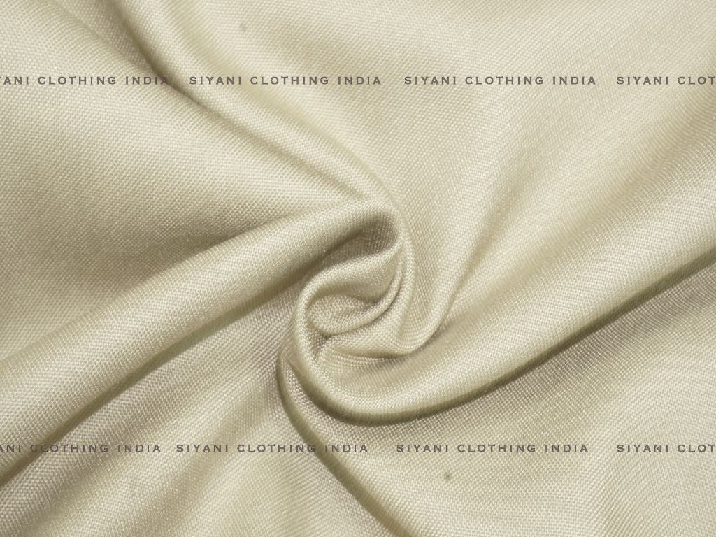 Siyani Cream Cotton Spun Fabric