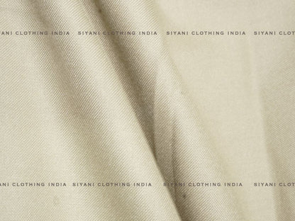 Cream Cotton Spun Fabric - Siyani Clothing India