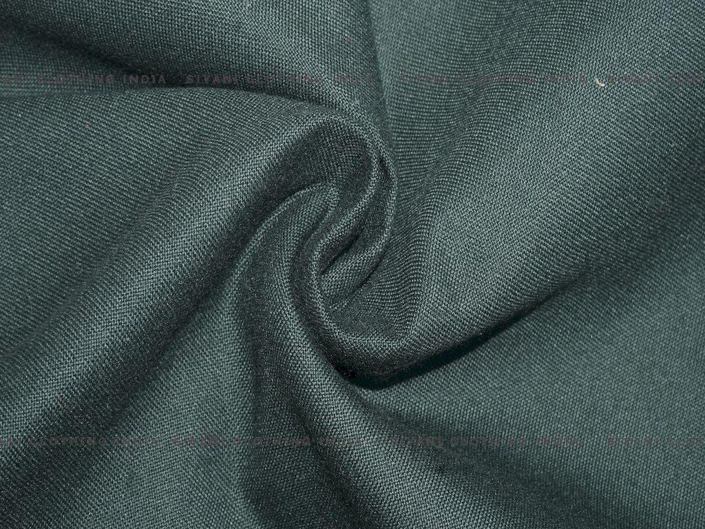 Siyani Dark Green Cotton Spun Fabric