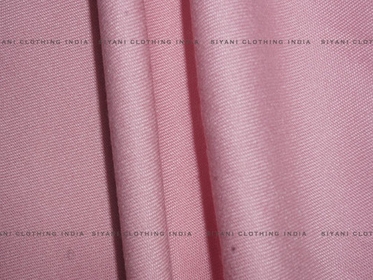 Baby Pink Cotton Spun Fabric - Siyani Clothing India