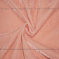 Siyani Peach Solid Velvet Fabric