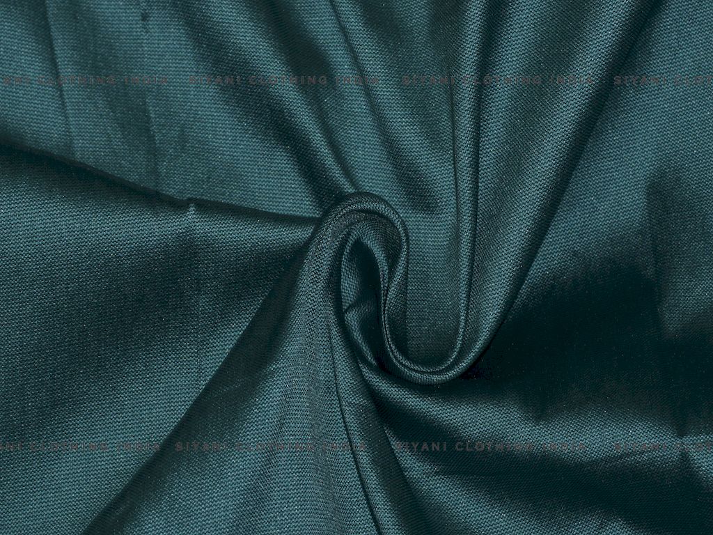 Siyani Teal Taffeta Silk Fabric