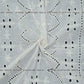 Siyani Kora Cotton Dyeable Cutwork Chikankari Embroidered Fabric