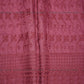 Maroon Poly Cotton Floral And Border Design Chikankari Embroidered Fabric - Siyani Clothing India