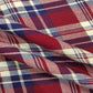 Red Checks Cotton Spun Fabric - Siyani Clothing India