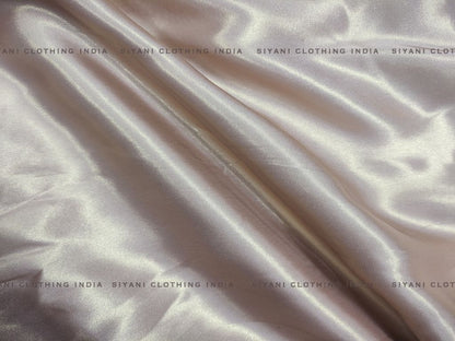 Peach Satin Georgette Fabric - Siyani Clothing India