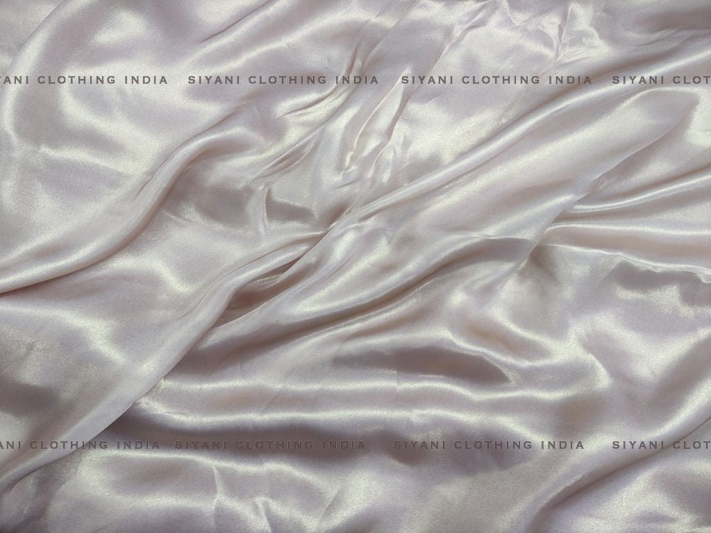 Peach Satin Georgette Fabric - Siyani Clothing India