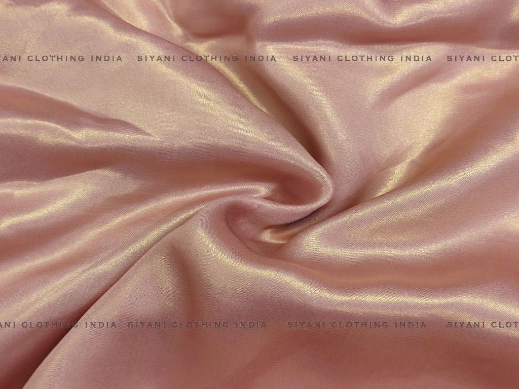Siyani Light Pink Satin Georgette Fabric