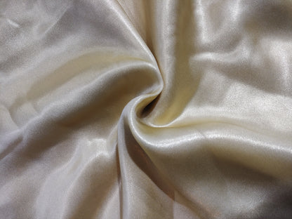 Siyani Lemon Yellow Satin Georgette Fabric