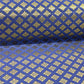 Flower Brocade fabric blue Siyani Clothing India