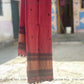 Hot Pink Pure Wool Embroidered Handmade Shawl - Siyani Clothing India