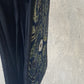 Peacock Blue Thread Embroidered Handmade Tote Bag - Siyani Clothing India