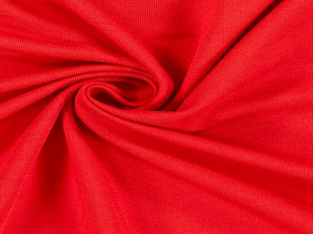 Bright Red Cotton Jam Fabric Siyani Clothing India