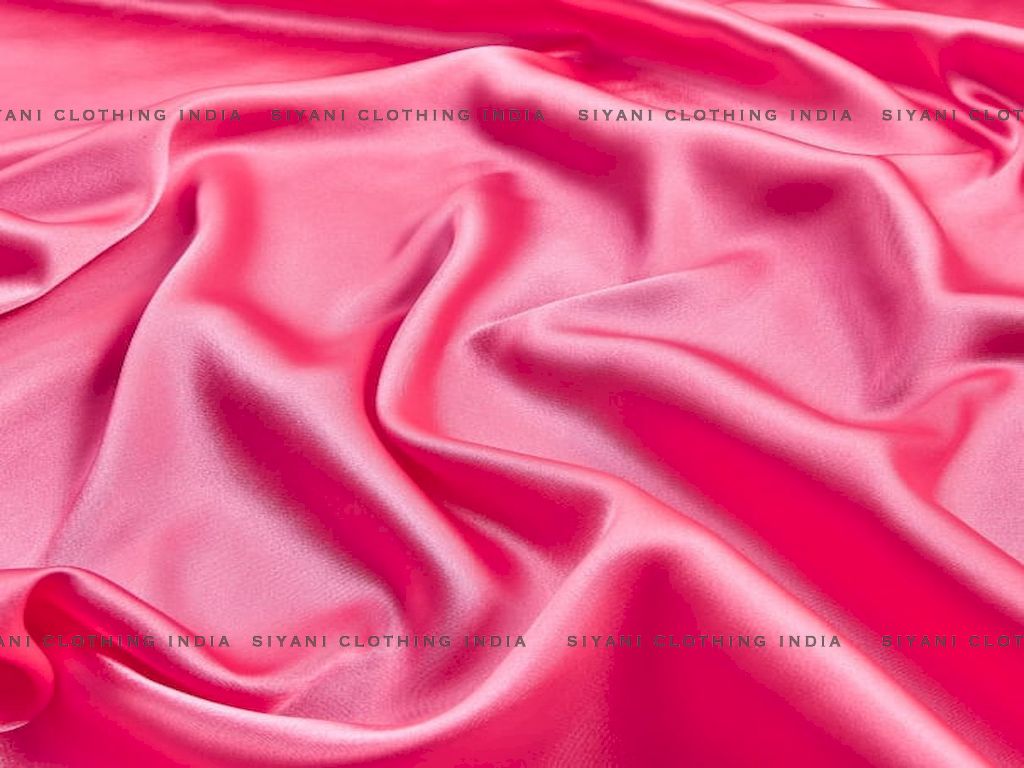 Siyani Fuchsia Pink Cotton Poplin Lycra Fabric