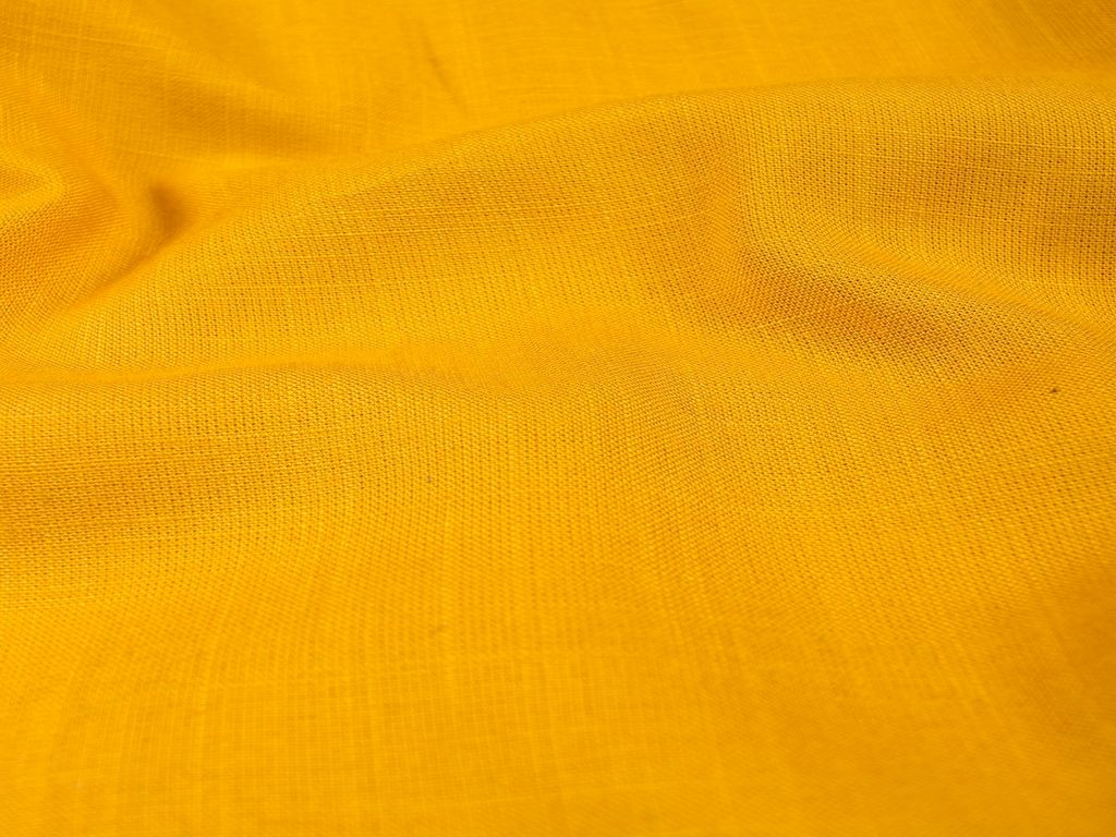 Mustard Cotton Slub Fabric Siyani Clothing India