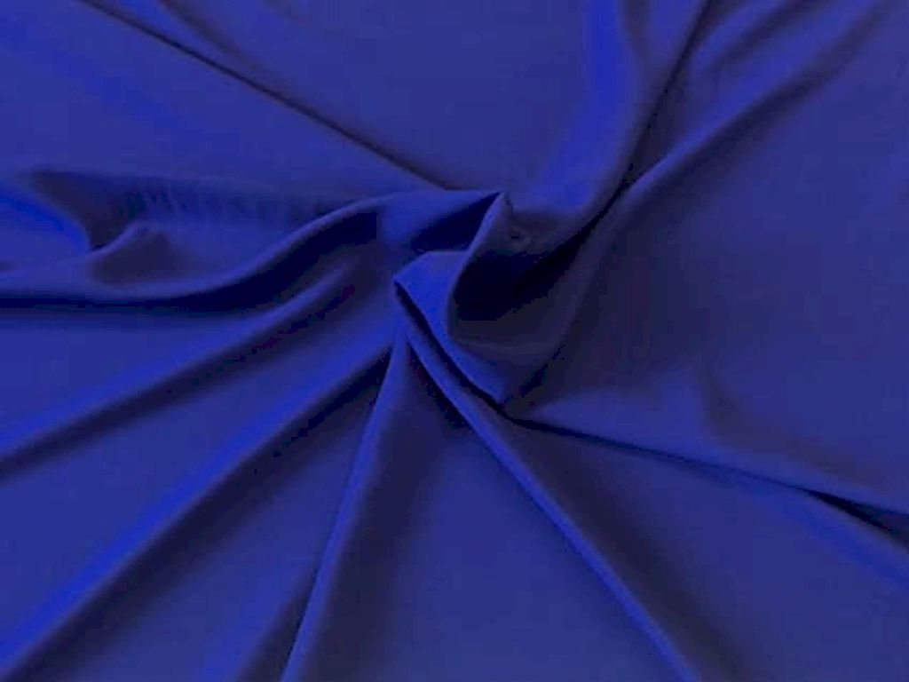 Royal Blue Rayon Fabric Siyani Clothing India