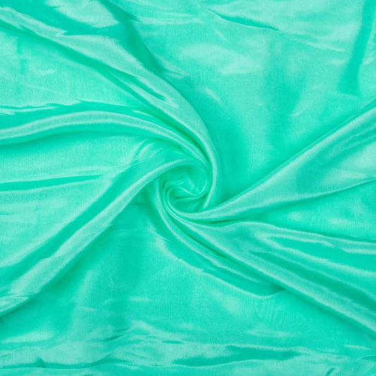 Sky Blue Upada Silk Fabric Siyani Clothing India